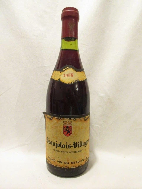 villages rouge 1988 - beaujolais france