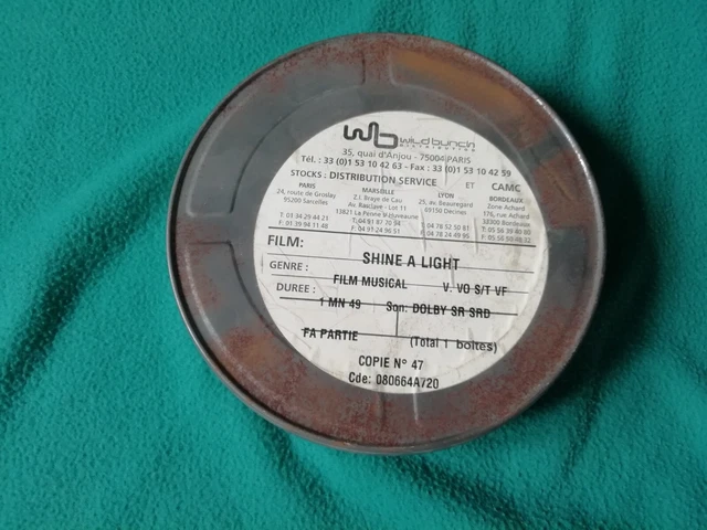 Film Annonce 35 Mm "Shine A Light"  Scorsese / Rolling Stones 2008 Mick Jagger