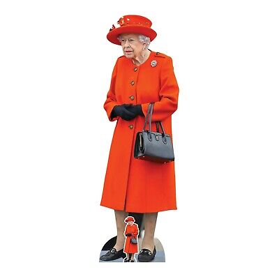 Star Cutouts Ltd Cartonato della Regina Elisabetta II con abito lilla 
