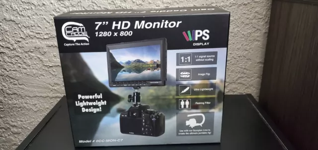 7 Inches HD Cam Caddie Screen Monitor