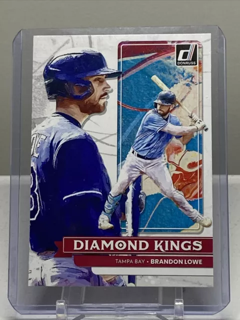 2022 Donruss Baseball Base Diamond Kings #1 Brandon Lowe - Tampa Bay Rays