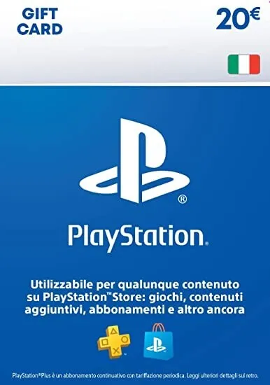 PlayStation Network Card 20 EUR (IT) PSN Card Key Digitale ITALIA 🎮