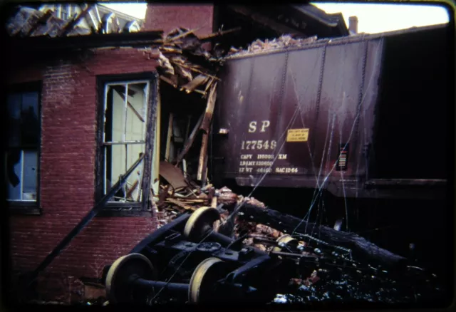 Duplicate Railroad Slide DSLD Lehigh Valley LV Crash Slatington PA 2/2/69