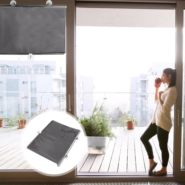 Office Suction Cup Window Shade Exterior Roller Shades Patio