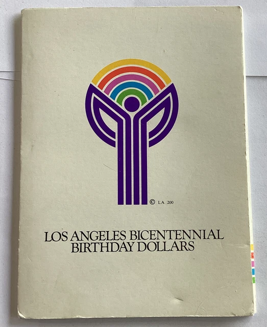 Vintage 1981 Los Angeles Bicentennial Birthday Dollar Collection Very Good Cndt.