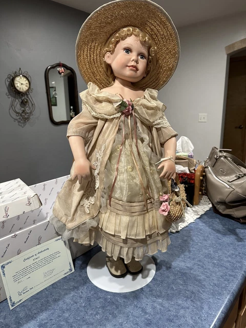 Heirloom Dolls, Duck House 26 Inch Doll With Stand