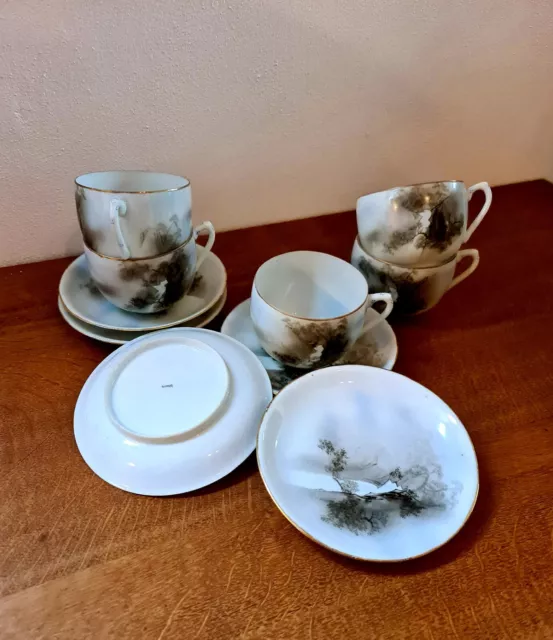 TOP *** Altes, Bone China Teeservice *** 10 teilig ***