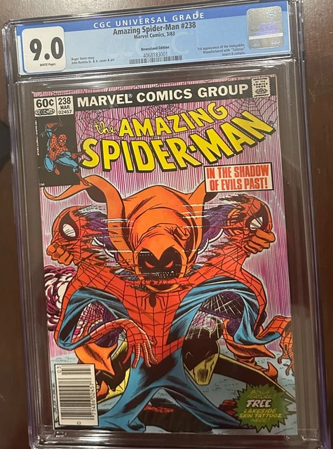 Amazing Spider-Man #238 - Cgc 9.0 Whitepages W/Tattooz Newsstand - 1St Hobgoblin