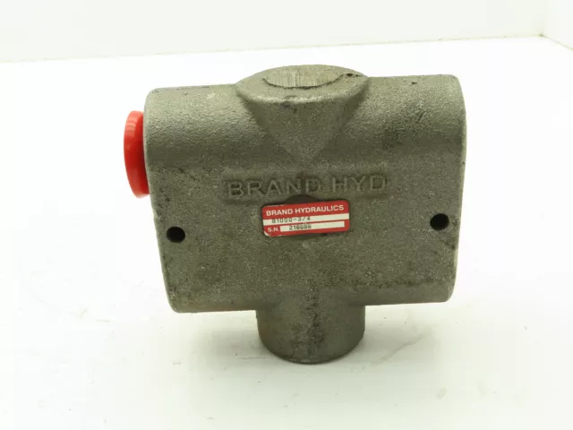Brand Hydraulics B1000-3/4 Proportional Flow Divider Valve 3/4" NPT