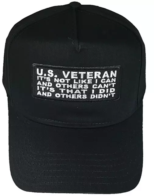 Us Veteran I Did And Others Didn't Hat Military Army Navy Air Force Marines Usmc