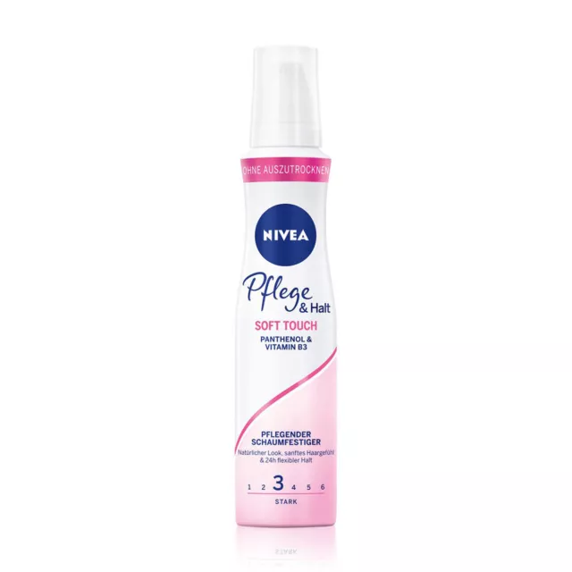 Nivea Mousse Coiffante Soin Et Support Doux Touch Sans Colle