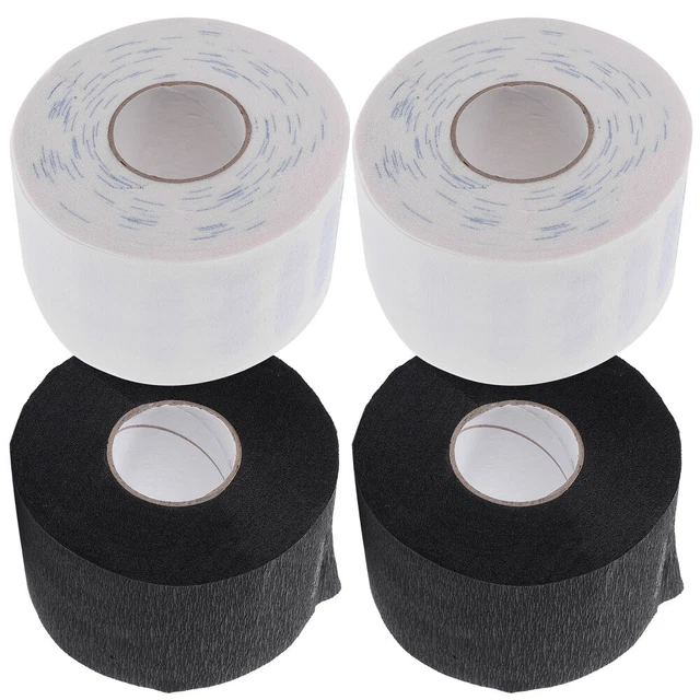 4 ROLLEN HALSKRAUSE Friseur Halsschutzkrause Einweg / Papierrolle EUR