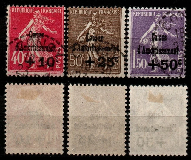 Frankreich - Mi 252-54 gest.
