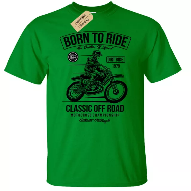 Born to Ride T-Shirt Mens biker rider top motorbike