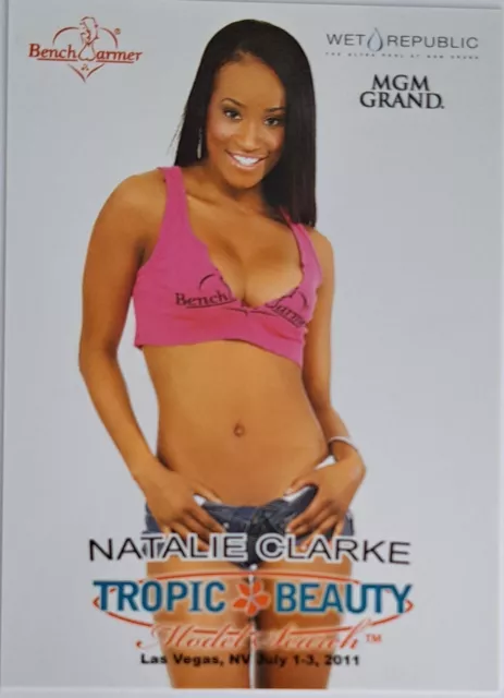 BenchWarmer 2011 Tropic Beauty Model Search Natalie Clarke Commemorative #9