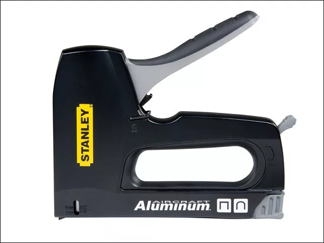 Stanley Flat and Round Cable Staple Gun 2 in 1 STA6CT10X Tacker Tacking Stapler