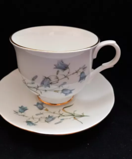 SADLER WELLINGTON Bone China Tea Cup & Saucer In BLUEBELL / HAREBELL Ex. Cond.