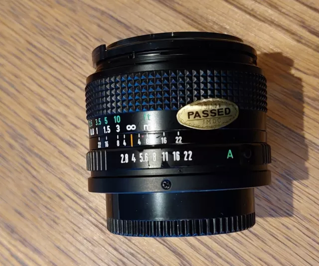 Canon FD 28mm f/2.8 Wide Angle Manual Focus Lens Boxed with Caps