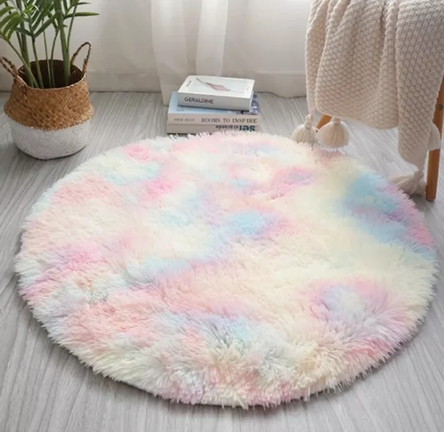 tapis décoratif chambre enfant 60 cm de diamètre anti-dérapant neuf Décoration