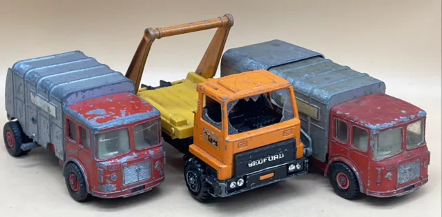 Matchbox Refuse King Size Truck K-7 Bundle REFUSE TRUCK Lesney Bedford 1970s