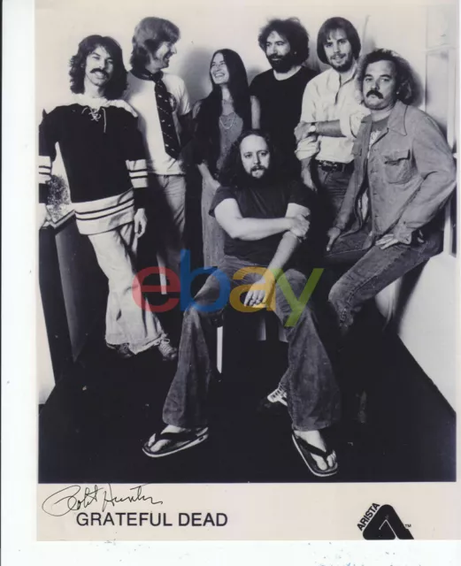 Robert Hunter signed Grateful Dead Photo 8 x 10 reprint