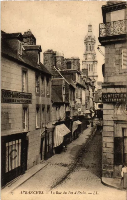 CPA AVRANCHES - La Rue du Pot d'Étin (633272)
