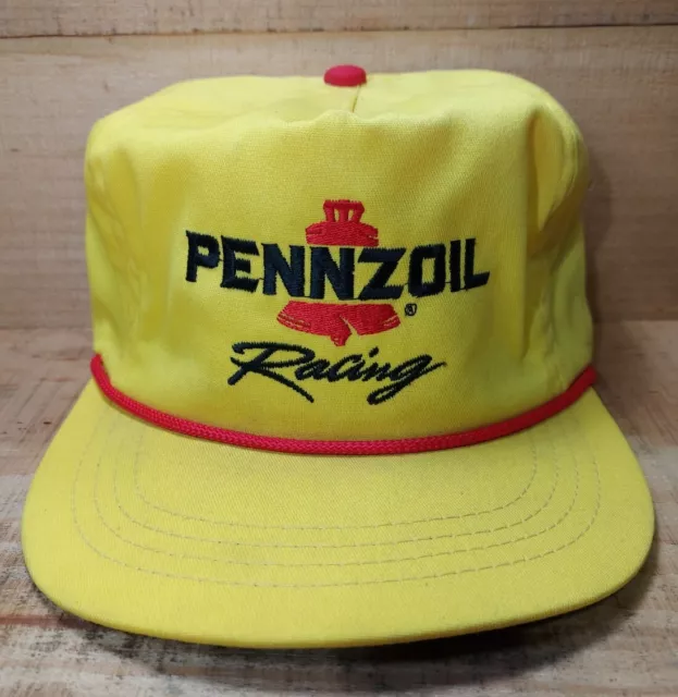 Pennzoil Racing Nos Vintage Trucker Hat Adjustable