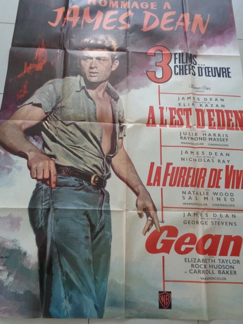 Plaque Murale Métal James Dean La Fureur De Vivre 30x20 Cm - Décoration Cinéma Neuf