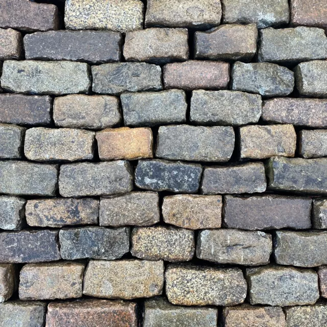 Reclaimed Mixed Granite Cobble Stone Setts / Pavers - Large Quantity Available