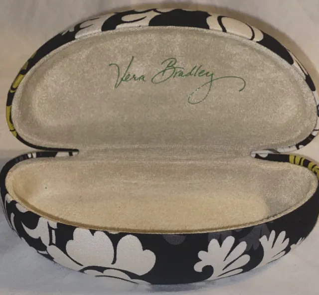 Vera Bradley clamshell hard eyeglass case in retired Baroque pattern