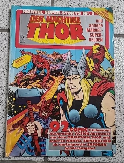 Marvel Super-Storys Nr. 3 - Der Mächtige Thor Comic 80er Jahre
