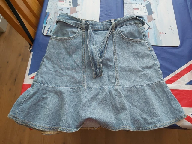 Gonna denim blu River Island 11 anni in perfette condizioni