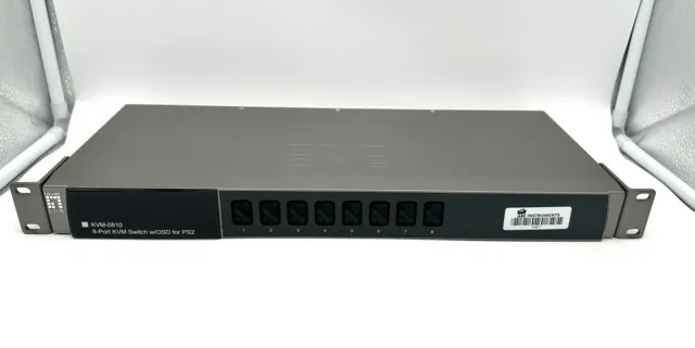 Level One KVM-0810 8-Port KVM Switch w/OSD für PS2 LevelOne