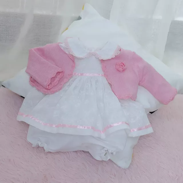 Reborn Dolls Clothes for 20-22 Inch Baby Doll Newborn Girl Dolls Jumpsuit Outfit