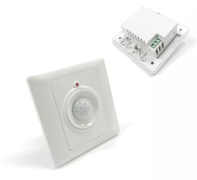 Sensor de Movimiento Pir Detector Presencia Infrarrojo Para Lámparas Luces Panel