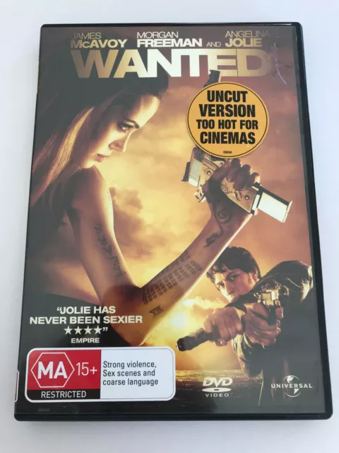 DVD R4 Movie Film - WANTED UNCUT Version Too Hot For Cinema Sexy Action