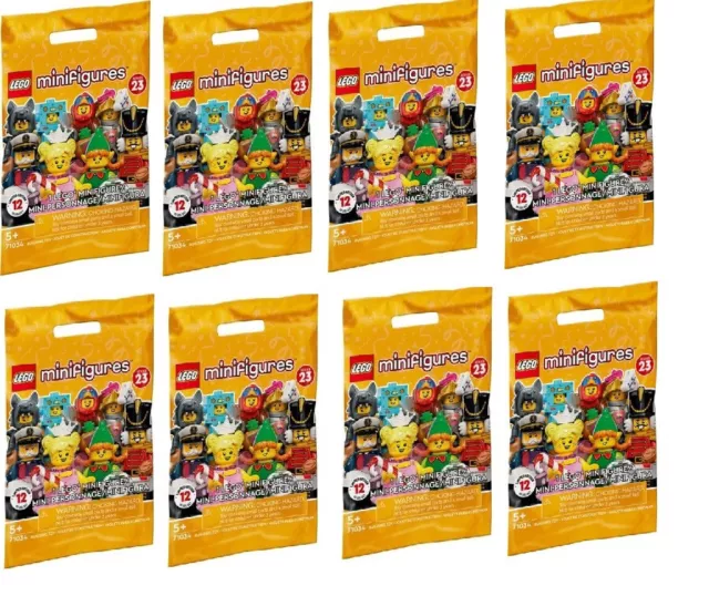 Lego Party Favors ( Set of Eight  ) Series 23 Minifigures 71034