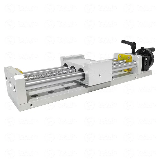 CNC LINEAR MOTION Rail Guide 8'' Stroke XYZ Axis Ballscrew Linear Stage ...
