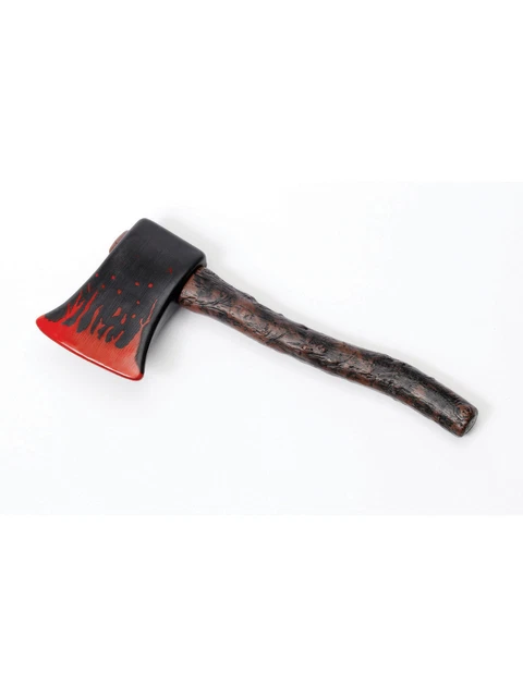 Bloody Axe 42cm Halloween Arma Accessori Costume Adulti Bambini Sangue Ascia