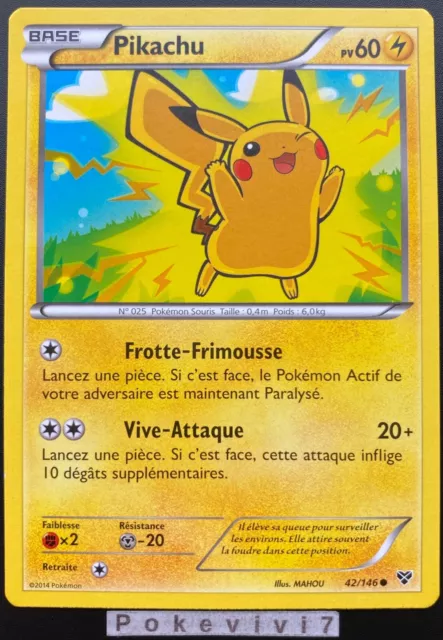 Pikachu - XY01 - 42/146 - Carte Pokemon Française Pikachu - XY01 - 42/14 