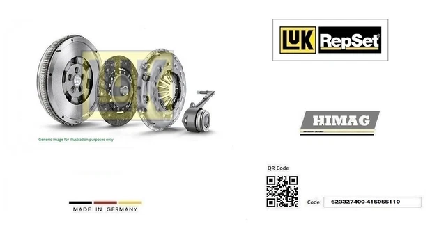 Kit Frizione + Volano Bimassa per Mini R56 John Cooper Works 155 Kw Motore N14