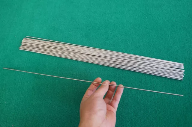 2.5mm Dia Titanium 6al-4v Wire 0.1" x 20" Round Bar Welding Grade 5 rod 40pcs