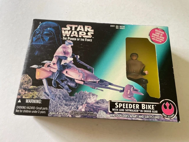 Star Wars The Power of the Force Speeder Bike Neu + OVP  (K044)