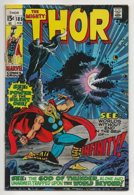 The Mighty Thor #185 Fine F (Marvel Comic 1971) Buscema / Stan Lee / Jack Kirby