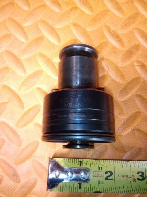 Quick Change BILZ #2 Tapping Collet WES 2 B 1/2 ANSI Size 1/2 M12 .5 Tap Holder
