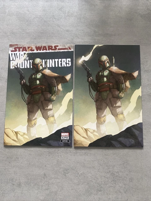 STAR WARS WAR OF BOUNTY HUNTERS #1 VIRGIN VARIANT SIGNED BY MICO SUAYAN WITH COA (SS 3)(SS8) main image 1