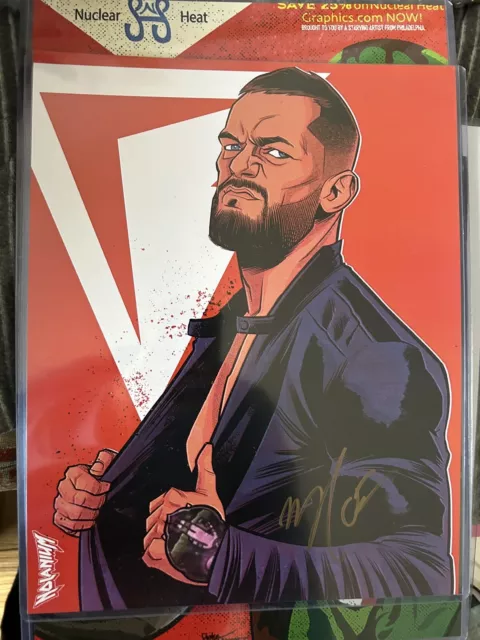 Finn Balor Nolanium 11x14 Signed Artwork WWE NXT  Judgement Day With COA