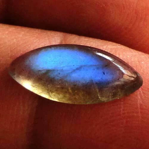 Cabochon de labradorite 100 % naturel superbe pierre précieuse en forme de...