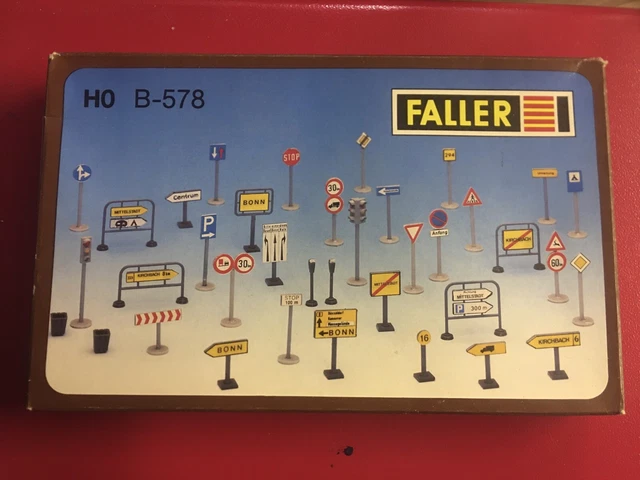 PANNEAUX DE SIGNALISATION décor train électrique échelle ho Faller EUR ...