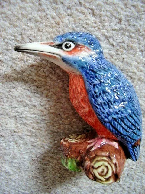 Royal Doulton England porcelain BIRD,KINGFISHER Figurine-ornament, Gloss FINISH